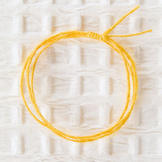 ジュートリボン イエロー W1mm×50ｍ巻