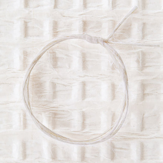 ジュートリボン アイボリー W1mm×50ｍ巻